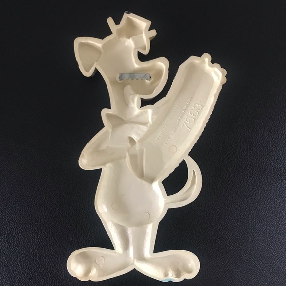 Vintage Hanna Barbera Huckleberry Hound molded plastic wall plaque - Picture 8 of 9